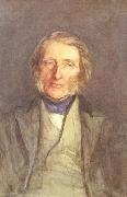 Sir Hubert von Herkomer,RA,RWS Portrait of john Ruskin (mk46) painting